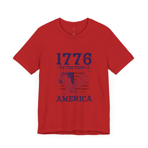 1776 We The People Unisex Jersey Short Sleeve Tee