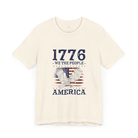 1776 We The People Unisex Jersey Short Sleeve Tee