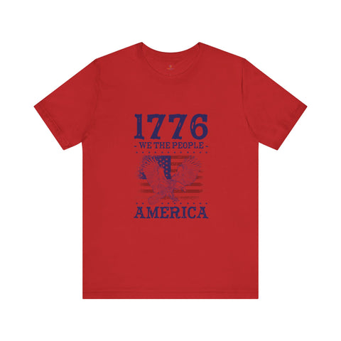 1776 We The People Unisex Jersey Short Sleeve Tee