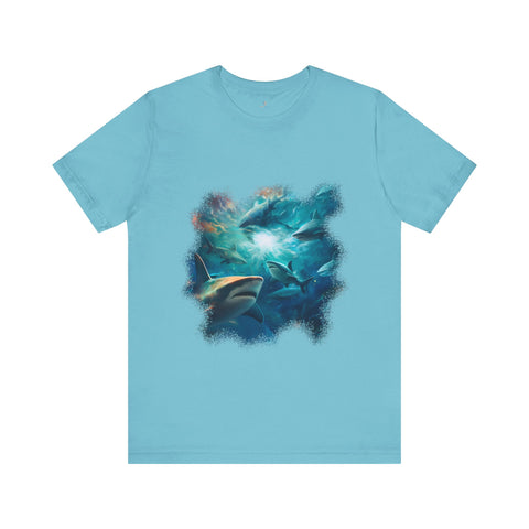 Sea Of Sharks Unisex Jersey Short Sleeve Tee