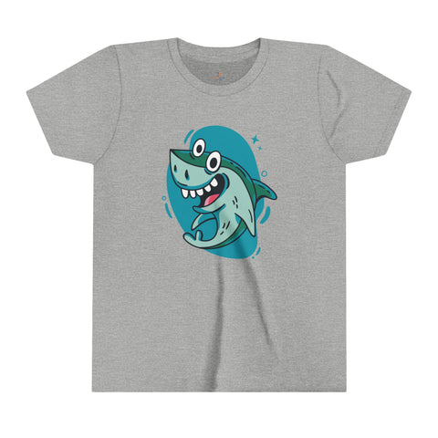 Funny Shark Youth Short Sleeve Tee