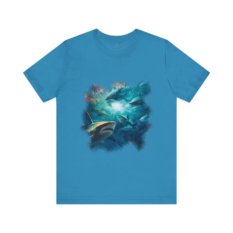 Sea Of Sharks Unisex Jersey Short Sleeve Tee