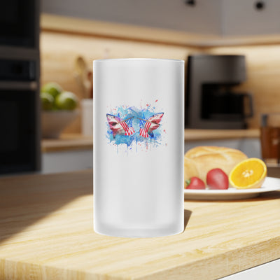 Frosted Glass Beer Mug