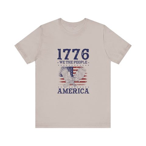 1776 We The People Unisex Jersey Short Sleeve Tee