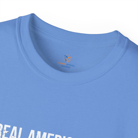 Real Americans Stand For The Flag, Unisex Ultra Cotton Tee