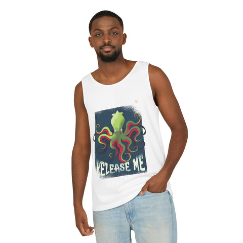 Release Me Kraken Unisex Garment-Dyed Tank Top