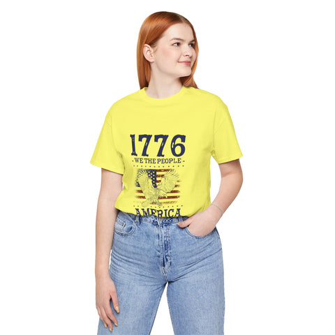 1776 We The People Unisex Jersey Short Sleeve Tee