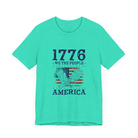 1776 We The People Unisex Jersey Short Sleeve Tee