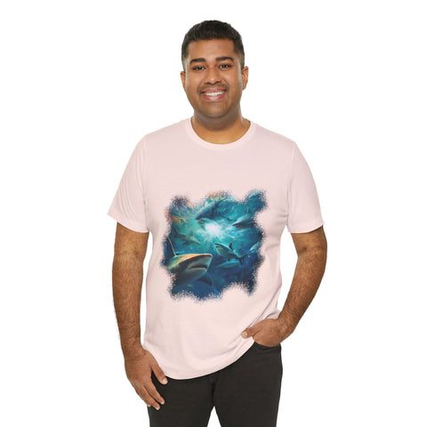 Sea Of Sharks Unisex Jersey Short Sleeve Tee