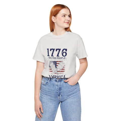 1776 We The People Unisex Jersey Short Sleeve Tee