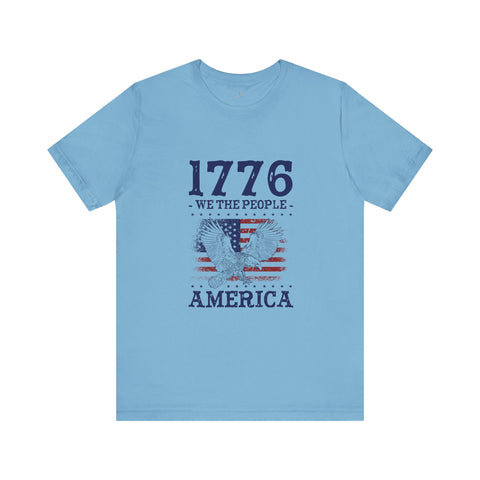 1776 We The People Unisex Jersey Short Sleeve Tee