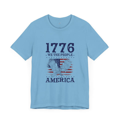 1776 We The People Unisex Jersey Short Sleeve Tee