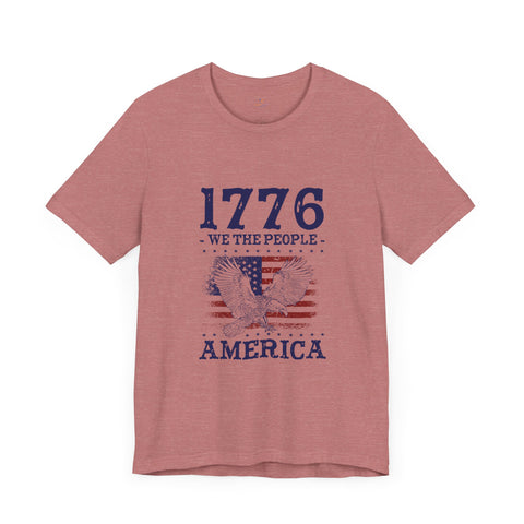 1776 We The People Unisex Jersey Short Sleeve Tee