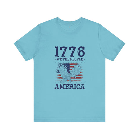 1776 We The People Unisex Jersey Short Sleeve Tee