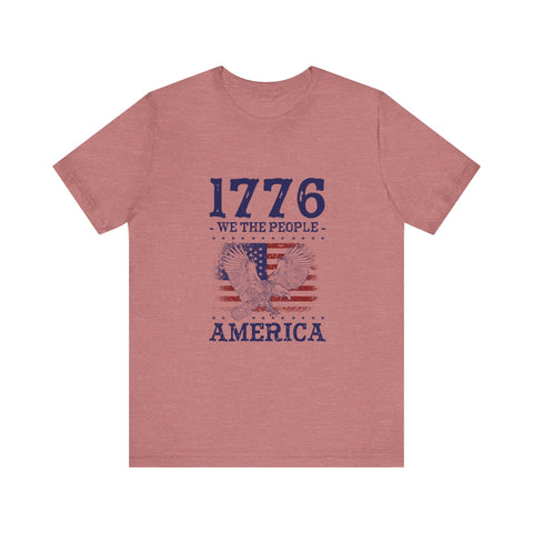 1776 We The People Unisex Jersey Short Sleeve Tee