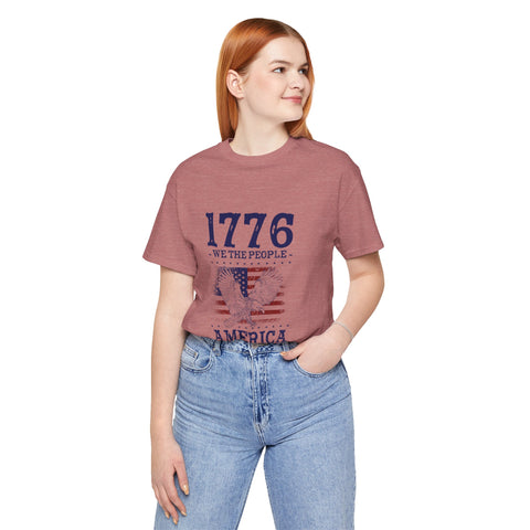 1776 We The People Unisex Jersey Short Sleeve Tee