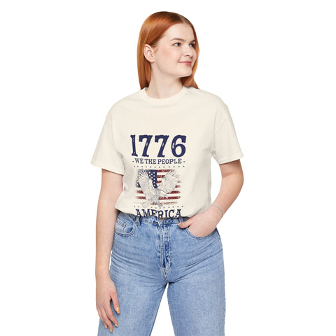 1776 We The People Unisex Jersey Short Sleeve Tee