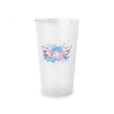 Frosted Pint Glass, 16oz