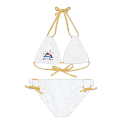 Strappy Bikini Set (AOP)