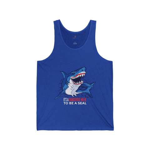 It's A Dangerous Week, To Be A Seal Unisex Jersey Tank