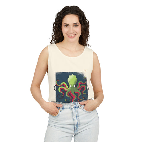 Release Me Kraken Unisex Garment-Dyed Tank Top