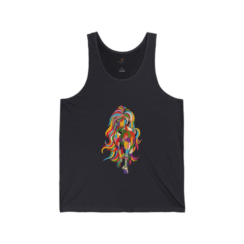 Colorful Horse Unisex Jersey Tank