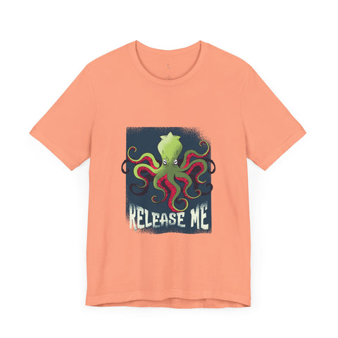 Release Me Kraken Unisex Jersey Short Sleeve Tee