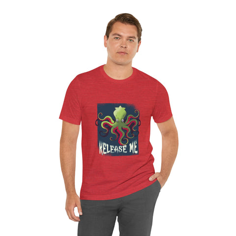 Release Me Kraken Unisex Jersey Short Sleeve Tee