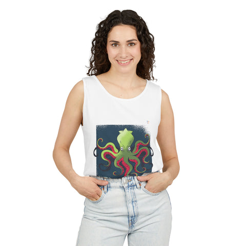 Release Me Kraken Unisex Garment-Dyed Tank Top