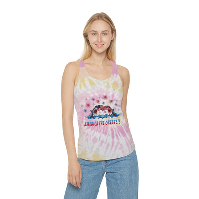 Tie Dye Racerback Tank Top