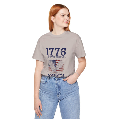 1776 We The People Unisex Jersey Short Sleeve Tee