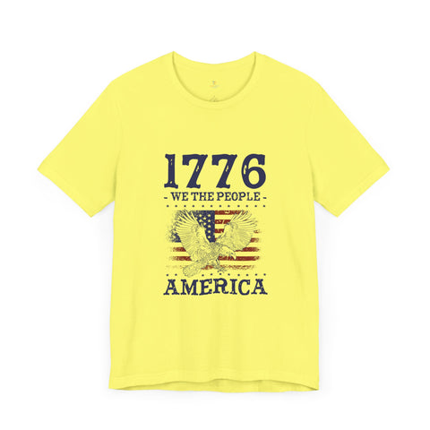 1776 We The People Unisex Jersey Short Sleeve Tee