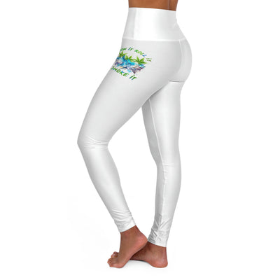 High Waisted Yoga Leggings (AOP)