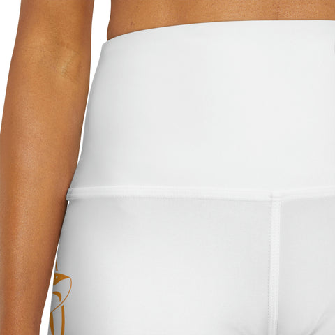 High Waisted Yoga Shorts (AOP)